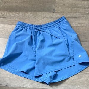 Lululemon blue pace rival shorts